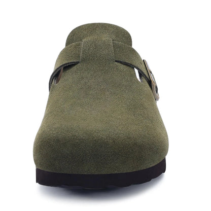 Zuecos de Ante de Vaca Hombre