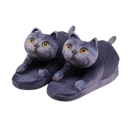 Pantuflas de gato