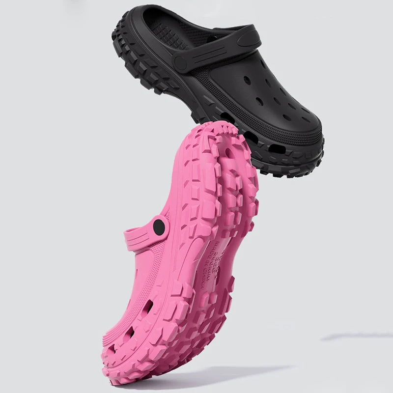 Sandales à plateforme pour femmes Type Crocs | Été léger
