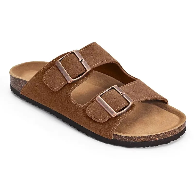 Zuecos de Ante de Vaca Hombre