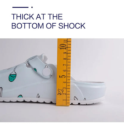 Sanitary clogs with drawings