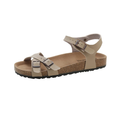 Sandalias de piel con plataforma
