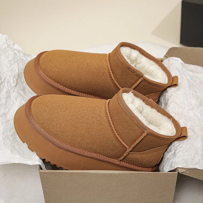botas tipo ugg con plataforma