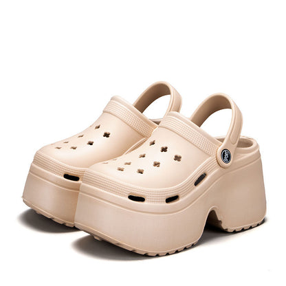 crocs de plataforma mujer
