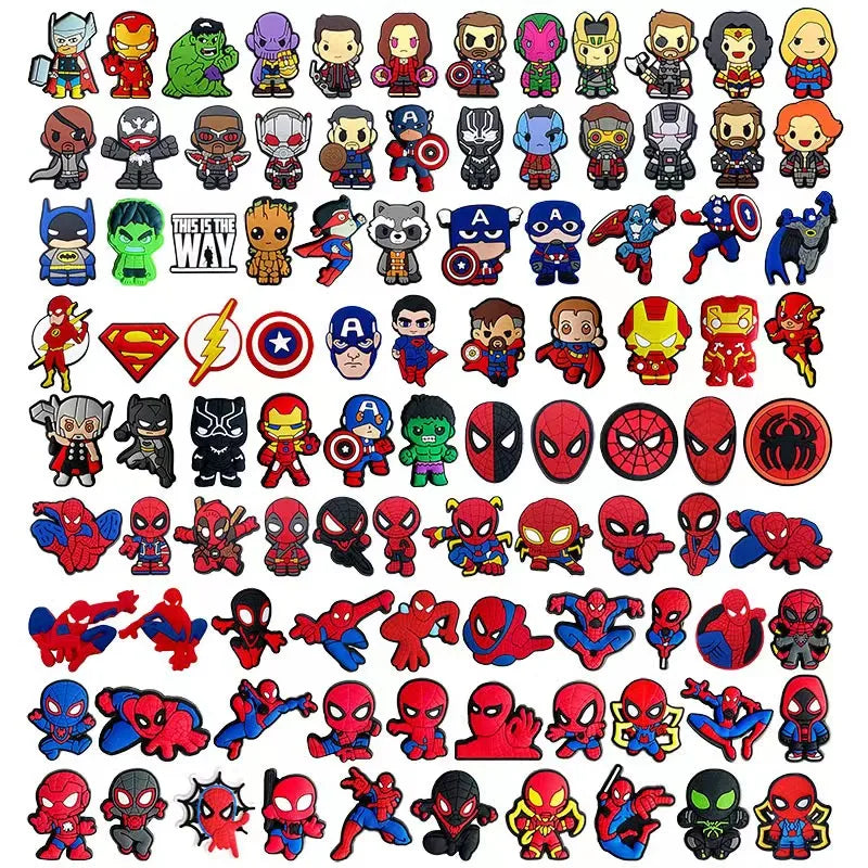 crocs pin de marvel