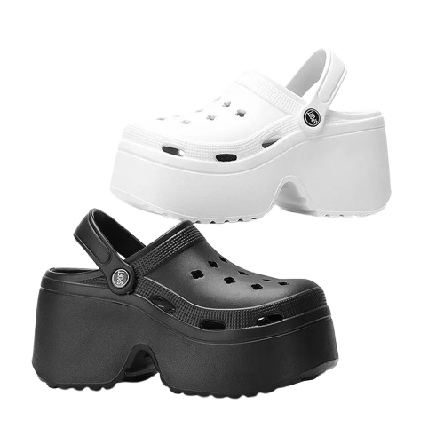 Crocs plataforma mujer