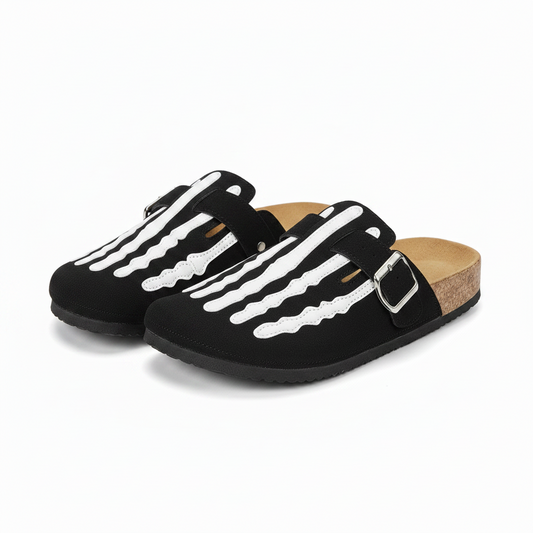Sandalias Hombre Estampado Esqueleto | Hebilla Antideslizante
