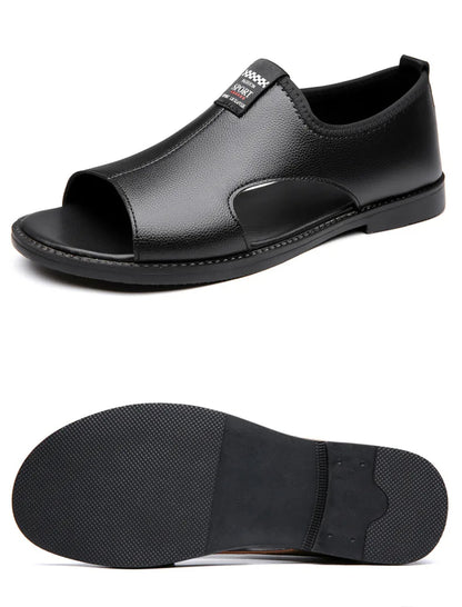 Sandalias de Cuero Antideslizantes para Hombre