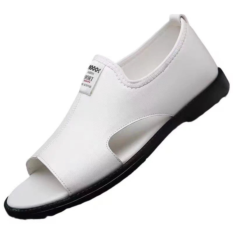 Sandalias de Cuero Antideslizantes para Hombre
