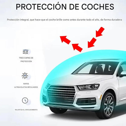 Cubierta Universal para Coches Sedán y SUVs - Protección 4 Estaciones, Anti-UV, Resistente a la Nieve