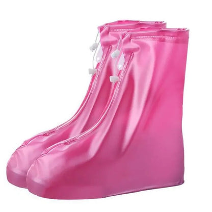 Cubrezapatos impermeables para niños fucsia