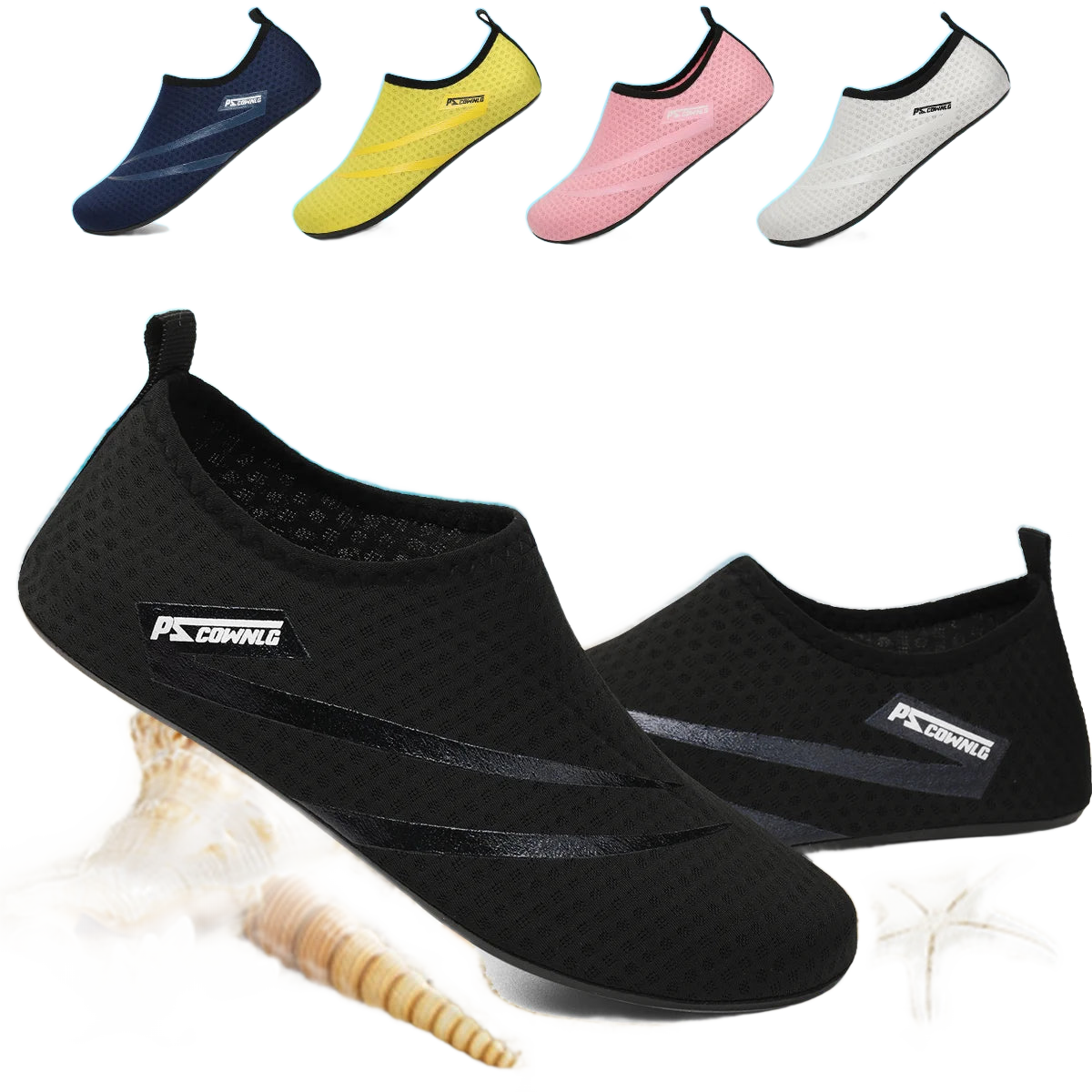 Zapatillas de agua transpirables para piscina y deportes acuáticos
