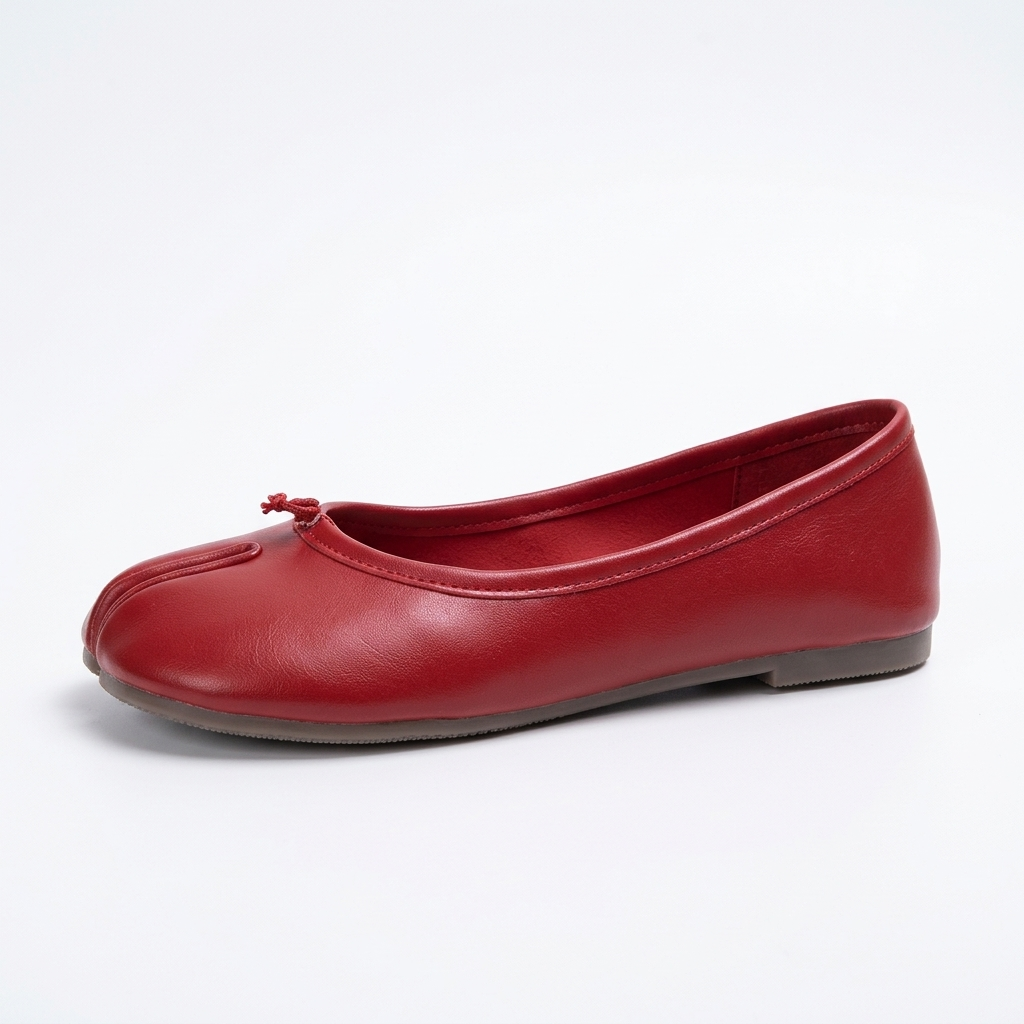 Bailarinas Pezuña rojas - vista lateral