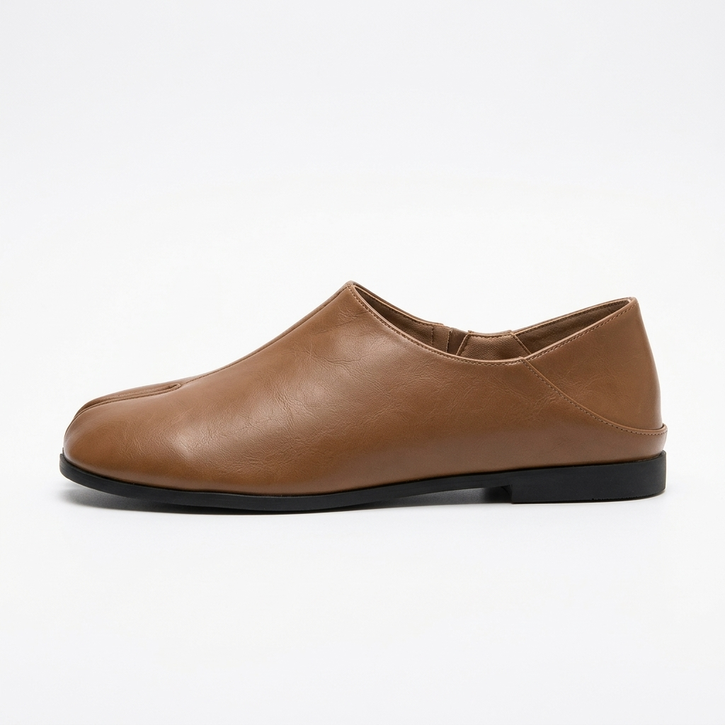 Mocasines Pezuña camel - vista lateral