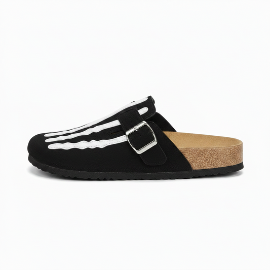 Sandalias Hombre Estampado Esqueleto | Hebilla Antideslizante