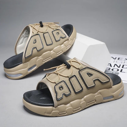 sandalias uptempo beige