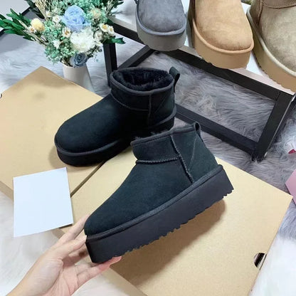 ugg ultra mini plataforma Negras