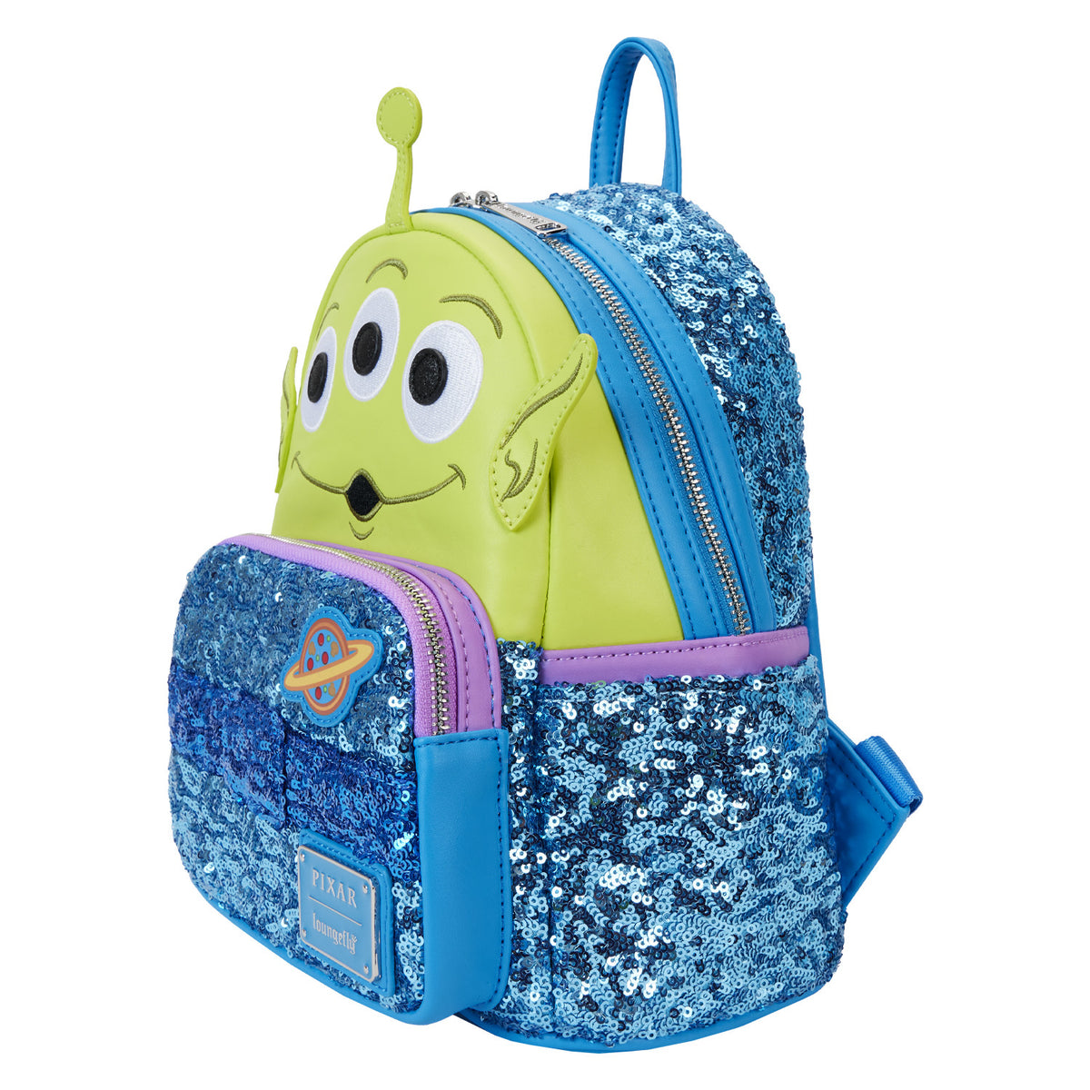 Mochila Toy Story Alien vista lateral
