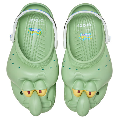 Crocs de Calamardo vistas desde arriba