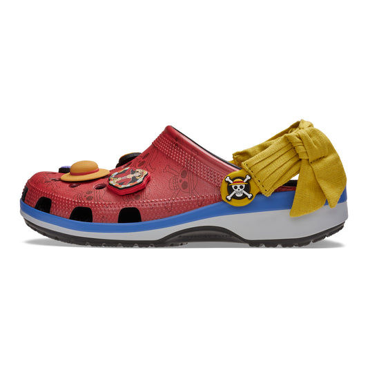 Crocs One Piece de Luffy de adulto, vista lateral