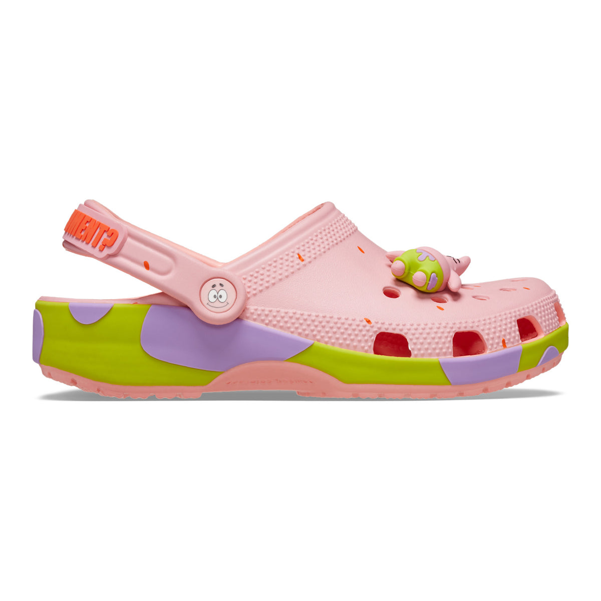 Crocs de Patricio Estrella de adulto, vista lateral