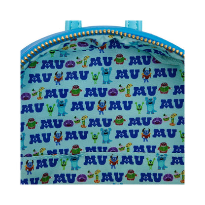 Mochila Monstruos S.A. Scare Games forro interior