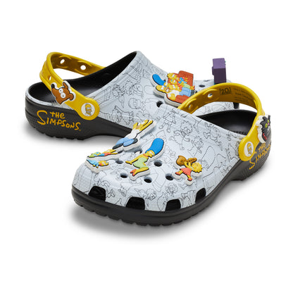 Par de crocs de Los Simpson con pines