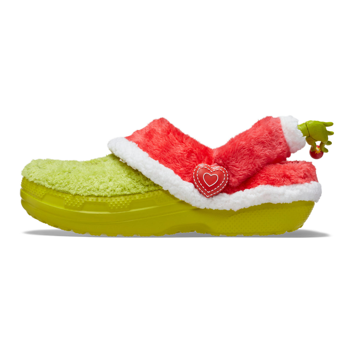 Crocs del Grinch de adulto, vista lateral