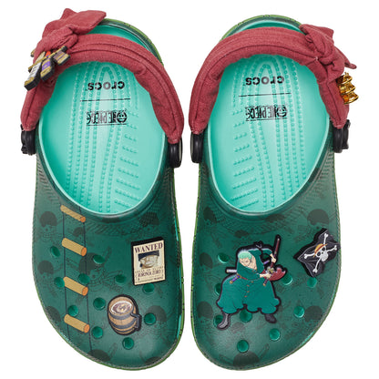Crocs de Zoro vistas desde arriba