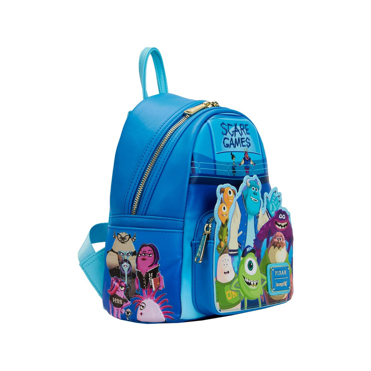 Mochila Monstruos S.A. Scare Games vista lateral