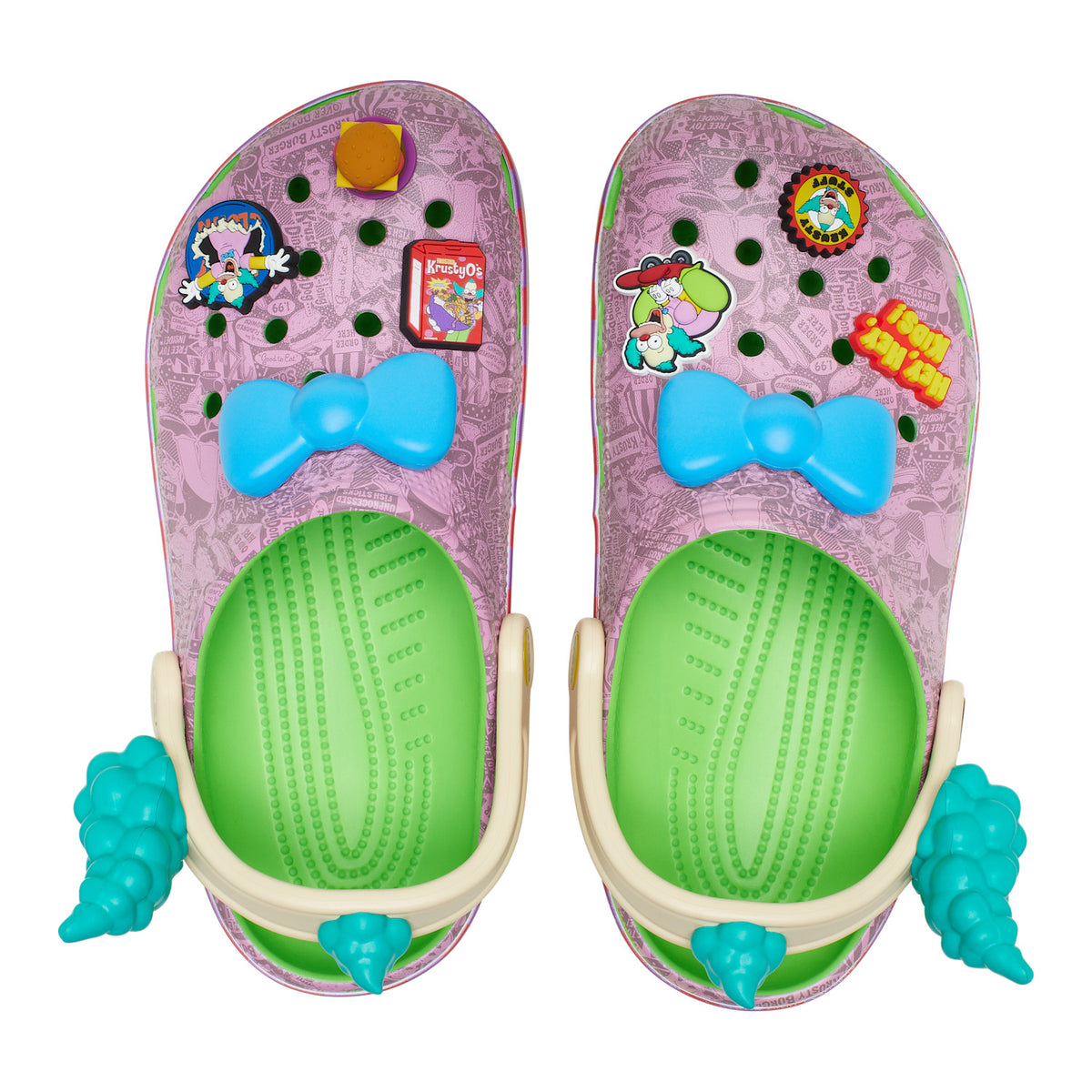 Crocs de Krusty vistas desde arriba