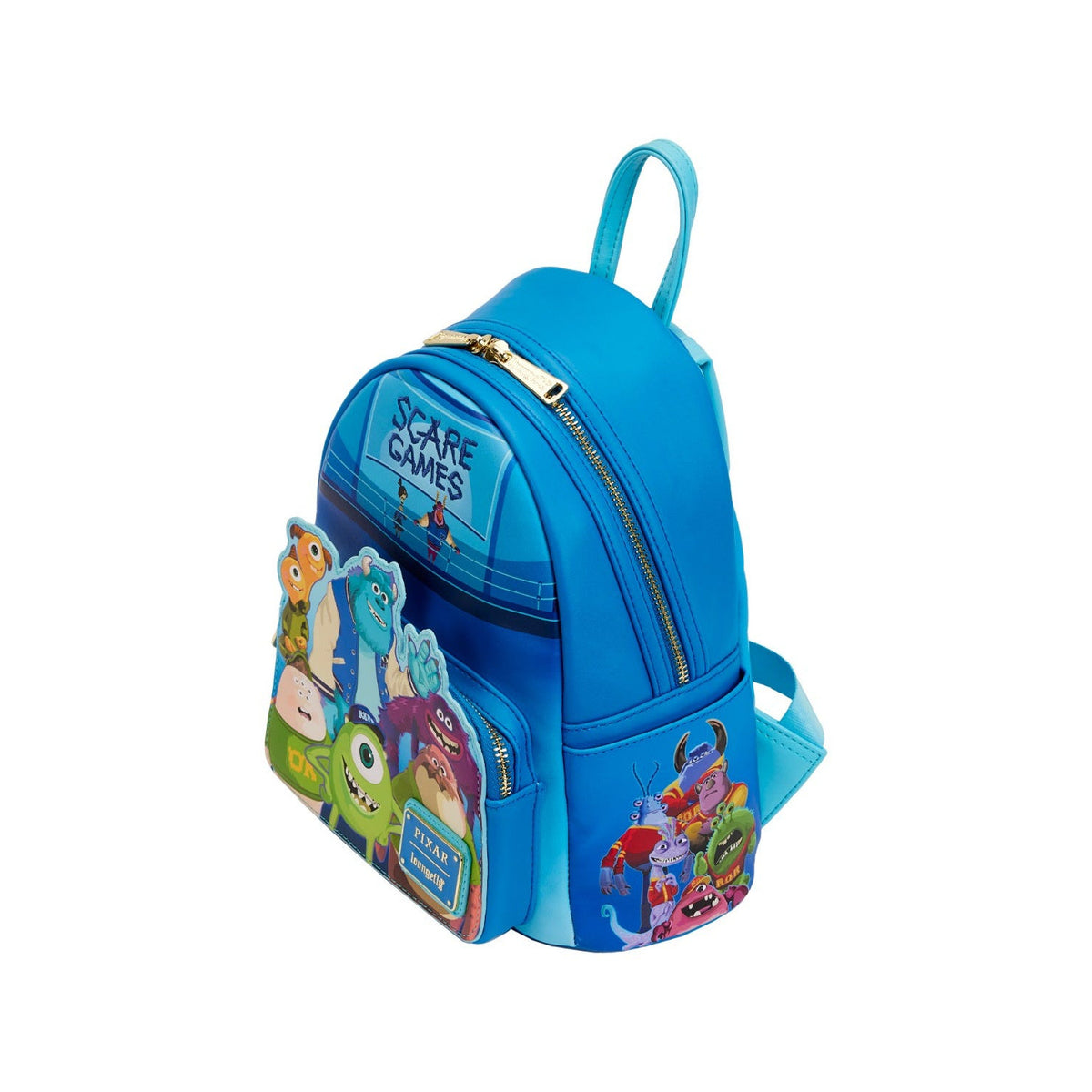 Mochila Monstruos S.A. Scare Games vista lateral