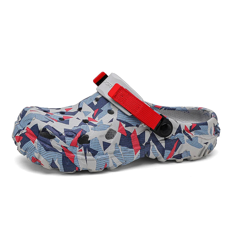 zuecos EVA camuflaje hombre verano jardin comodidad