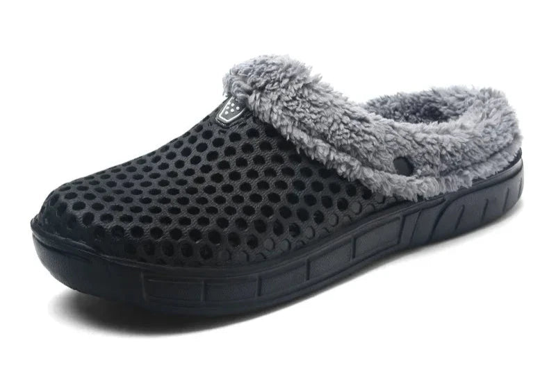 Zuecos tipo crocs con forro