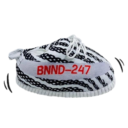 Pantuflas yeezy boost blancas