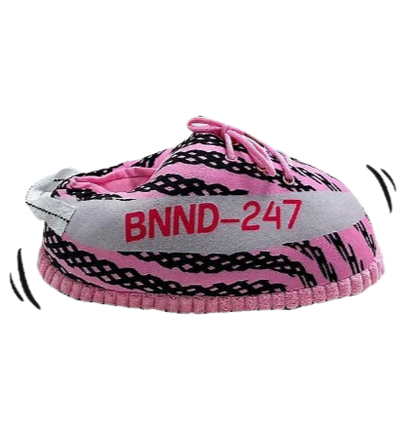 Pantuflas Yeezy boost rosas