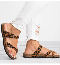 Cargar imagen en el visor de la galería, Sandalias Planas Cuero Mujer - Don Zapas
