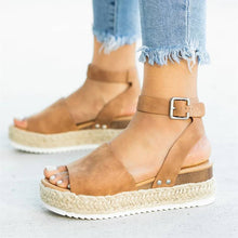 Cargar imagen en el visor de la galería, Sandalias Plataforma Plana - Don Zapas
