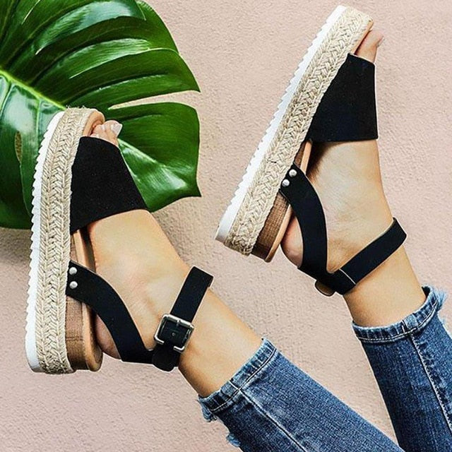 Sandalias Plataforma Plana l Don Zapas