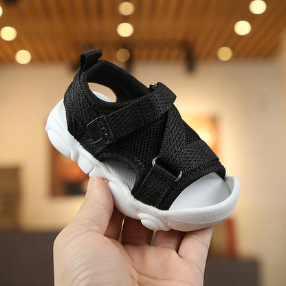sandalias negras de verano para bebe