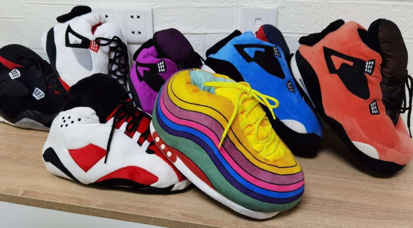 Nike Air Jordan Zapatillas De Estar Por Casa Con Forma De Jordan