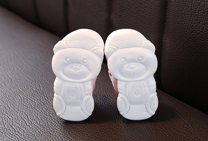 suelas con forma de osito para bebe